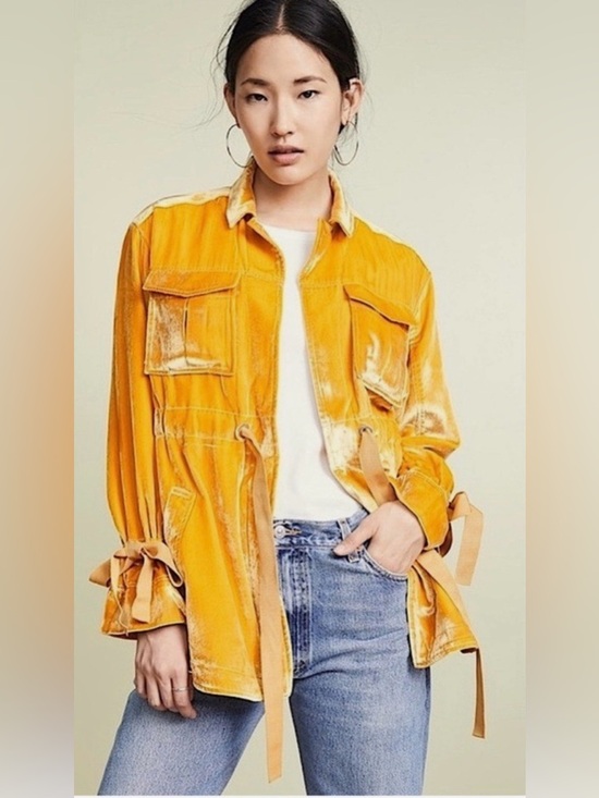 cinq a sept Jackets & Blazers - Cinq A’ Sept Matheu Jacket in Sunflower
